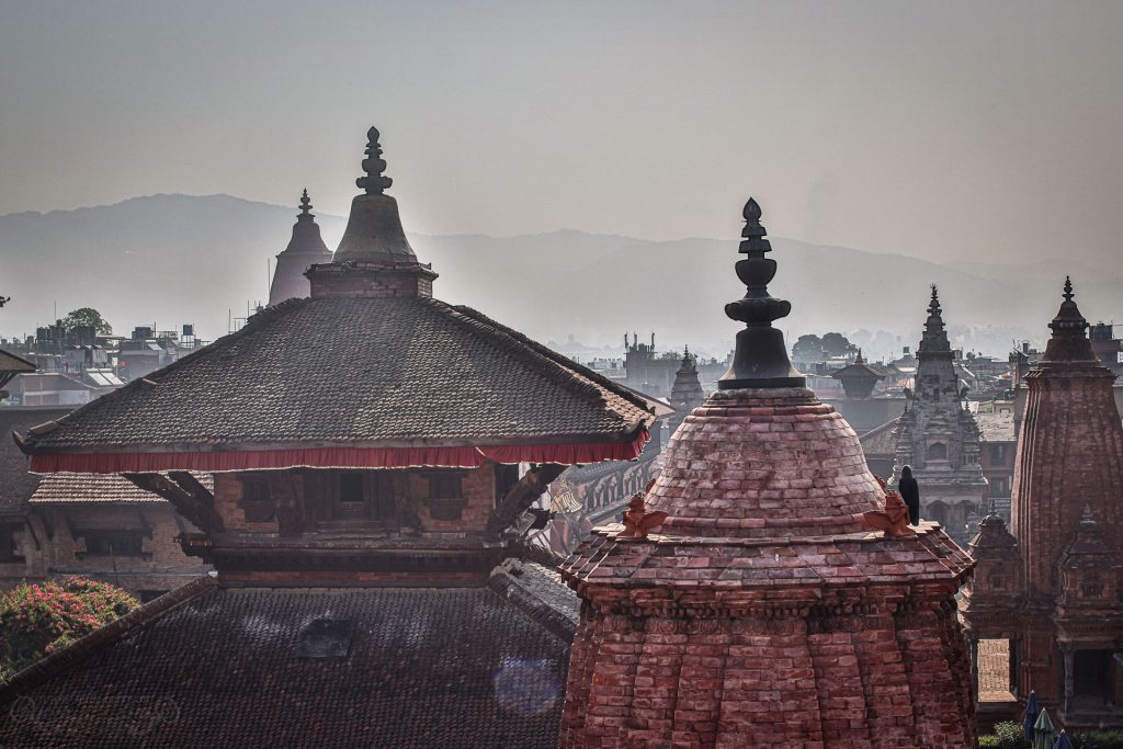 Vue sur le Durbar Square de Bhaktapur