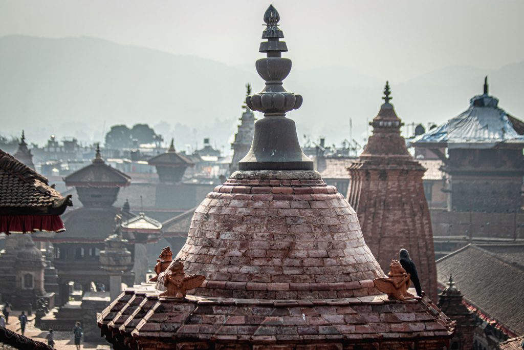 Vue sur le Durbar Square de Bhaktapur