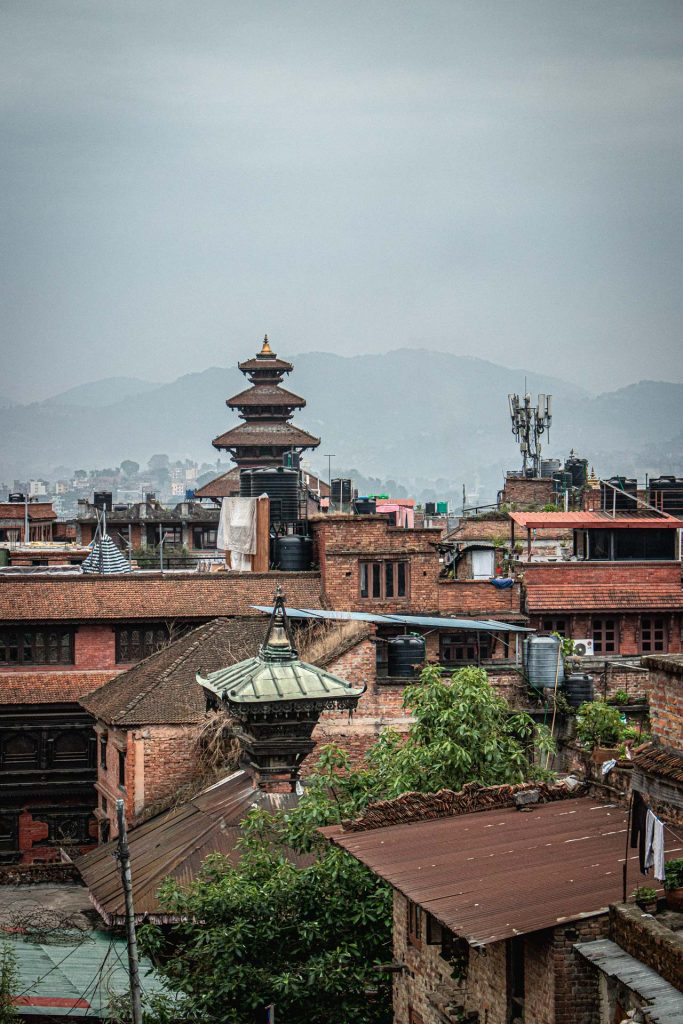 Vue depuis le toit du Khwappa Chhen
